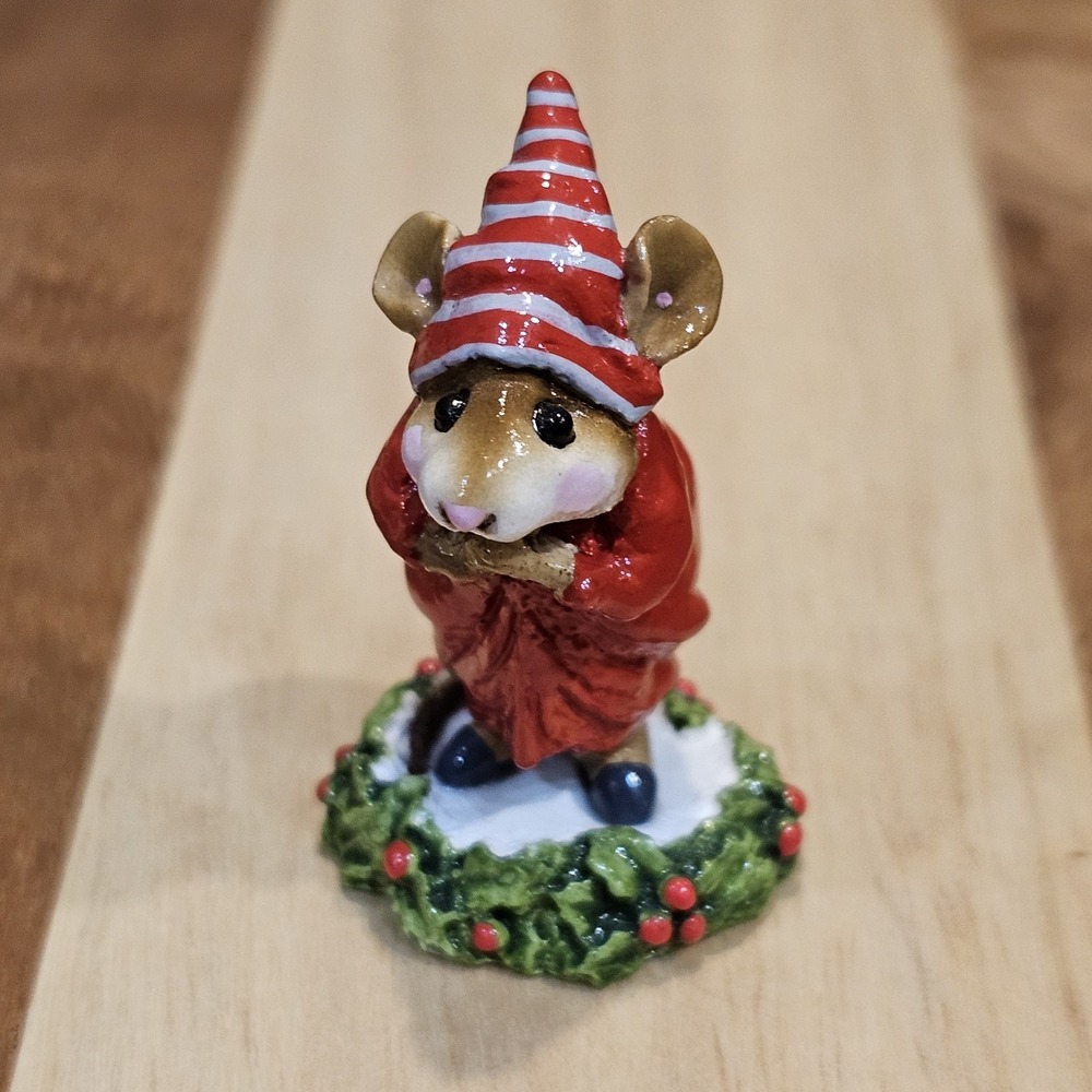 Wee Forest Folk CC-1 Scrooge Christmas Carol Retired Signed AP, No WFF Box 1987 - Picture 2 of 13